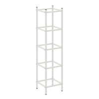 Loft Угловой проходной модуль VR.L-SL.UPK-4.4.4 Металл Белый 446*446*1869