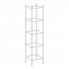 Loft Угловой проходной модуль VR.L-SL.UPK-4.4.4 Металл Белый 446*446*1869