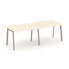 Estetica Стол переговорный ES.PRG-2.2-P Сатин/Металл Латте 2360*980*750