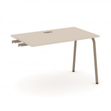 Estetica Стол приставка к опорным тумбам ES.SPR-2-LK Капучино/Металл Латте 1180*730*750