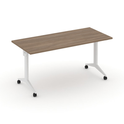 X-Pull Стол складной мобильный X.M-4.7 Дуб Аризона/Металл Белый 1580*720*753