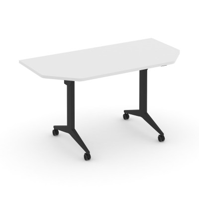 X-Pull Стол складной мобильный X.M-7.T1 Белый Бриллиант/Металл Черный 1440*720*753