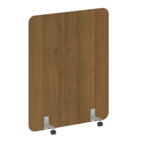 R-line Перегородка на металлических опорах, на роликах DP.R-120-150 Орех Гварнери/Металл Серый 1200*