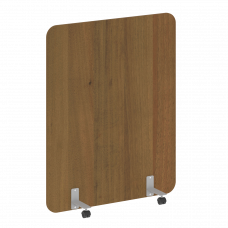 R-line Перегородка на металлических опорах, на роликах DP.R-120-150 Орех Гварнери/Металл Серый 1200*