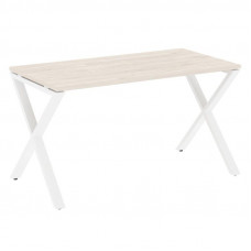 Loft Стол рабочий VR.L-SRX-3.7 Денвер Светлый/Металл Белый 1380*720*750