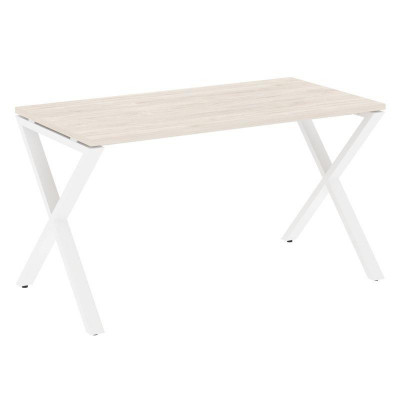 Loft Стол рабочий VR.L-SRX-3.7 Денвер Светлый/Металл Белый 1380*720*750