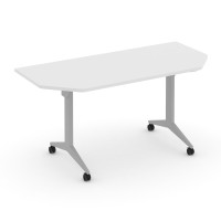 X-Pull Стол складной мобильный X.M-7.T2 Белый Бриллиант/Металл Серый 1580*720*753