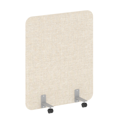 R-line soft Перегородка на металлических опорах, на роликах AP.R-100-120 Romeo 02/Металл Серый 1000*