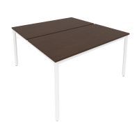 Slim Рабочая станция на металлокаркасе С.СП-5.3 Венге Цаво/Металл Белый 1380*1475*750