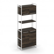 Rift Шкаф 5 ниш широкий RF.SS-53 Дуб Мали/Металл Белый/Белый Ручки 798*396*2010