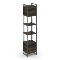 Rift Шкаф 5 ниш узкий RF.SU-54 (U) Дуб Мали/Металл Антрацит/Черный Ручки 420*396*2010