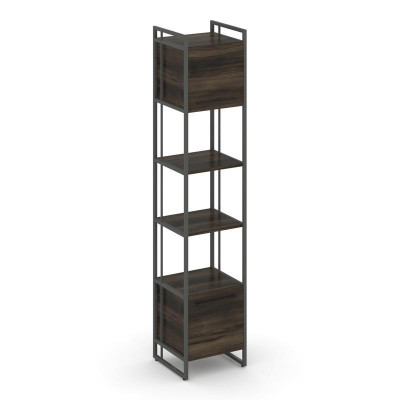 Rift Шкаф 5 ниш узкий RF.SU-54 (U) Дуб Мали/Металл Антрацит/Черный Ручки 420*396*2010