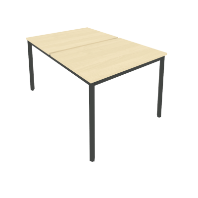 Slim Рабочая станция на металлокаркасе С.СП-3.3 Клен/Металл Антрацит 980*1475*750