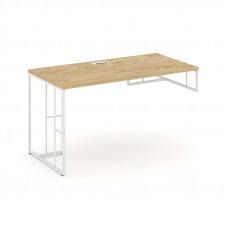Rift Стол письменный для опорной тумбы правый RF.SPOT-015 (R) Тиквуд Светлый/Металл Белый 1780*700*7