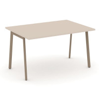 Estetica Стол переговорный ES.PRG-1.3-P Капучино/Металл Латте 1380*980*750