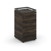 Rift Тумба приставная+рамка RF.TPR-002 Дуб Мали/Металл Антрацит/Черный Ручки 416*460*797