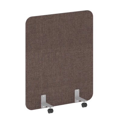 R-line soft Перегородка на металлических опорах, на роликах AP.R-100-120 Romeo 04/Металл Серый 1000*