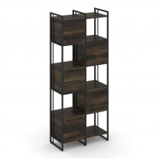 Rift Шкаф комбинированый RF.NS-003 Дуб Мали/Металл Черный/Черный Ручки 820*396*2010