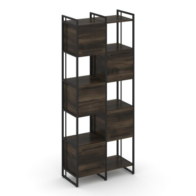 Rift Шкаф комбинированый RF.NS-003 Дуб Мали/Металл Черный/Черный Ручки 820*396*2010