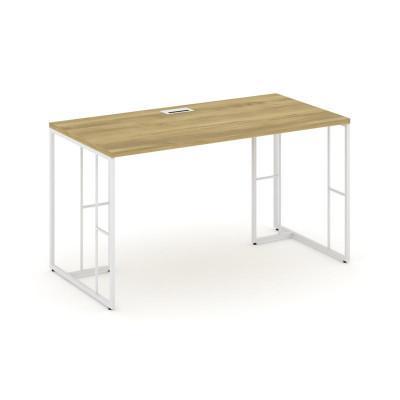 Rift Стол письменный RF.SP-011 Дуб Винченцо/Металл Белый 980*700*750