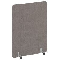 R-line soft Перегородка на металлических опорах, на роликах AP.R-136-180 Romeo 05/Металл Серый 1360*