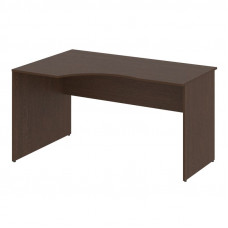 Nova S Стол криволинейный левый В.СА-2 (L) Венге Цаво 1400*900*750