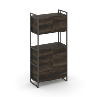 Rift Шкаф 4 ниши широкий RF.SS-42 Дуб Мали/Металл Антрацит/Черный Ручки 798*396*1648