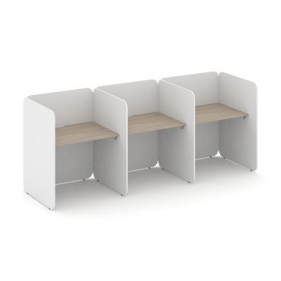 Bell Комплект №3 KCB.K-003 Дуб Аттик/Белый Бриллиант 2412*909*1200