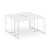 Рабочая станция Рифт RF.DRS-003 1380*1232*750 Белый Бриллиант/Металл Белый