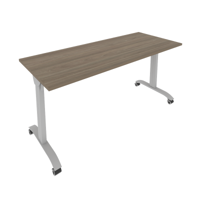 Mobile System Стол складной мобильный СМ-6 Вяз Благородный/Металл Серый 1600*650*757