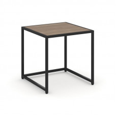Loft Стол журнальный VR.L-SJK-50 Денвер Светлый/Металл Черный 500*500*500