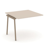 Estetica Проходной наборный элемент перег. стола ES.NPRG-1.1-P Капучино/Металл Латте 980*980*750