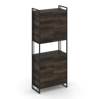 Rift Шкаф 5 ниш широкий RF.SS-52 Дуб Мали/Металл Черный/Черный Ручки 798*396*2010