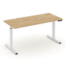 Move up Стол электроподъемный MV.SE-4.7 Тиквуд Светлый/Металл Белый 1580*720*720-1190