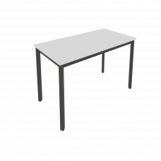 Slim Стол письменный на металлокаркасе С.СП-4.1 Серый/Металл Антрацит 1180*600*750