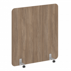 R-line Перегородка на металлических опорах, на роликах DP.R-140-150 Дуб Аризона/Металл Серый 1400*18