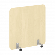 R-line Перегородка на металлических опорах, на роликах DP.R-120-120 Клен/Металл Серый 1200*18*1200