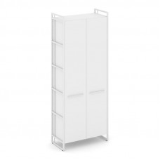 Rift Шкаф 5 ниш широкий RF.SS-51 Белый Бриллиант/Металл Белый/Белый Ручки 798*396*2010