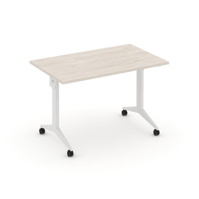 X-Pull Стол складной мобильный X.M-2.7 Денвер Светлый/Металл Белый 1180*720*753