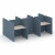 Стол для колл-центра Комплект №8 KC.K-008 2412*1800*1200 Денвер Светлый/Romeo 10 Стол для колл-центра Комплект №8 KC.K-008 2412*1800*1200 Денвер Светлый/Romeo 10