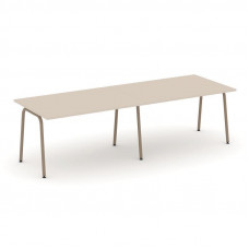 Estetica Стол переговорный ES.PRG-2.3-K Капучино/Металл Латте 2760*980*750