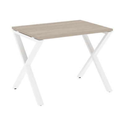 Loft Стол рабочий VR.L-SRX-1.7 Дуб Аттик/Металл Белый 980*720*750