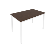 Slim Стол письменный на металлокаркасе С.СП-4 Венге Цаво/Металл Белый 1180*720*750