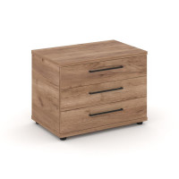 Rift Тумба опорная/приставная RF.TOP-022 Дуб Табак/Черный Ручки 700*450*523