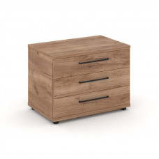 Rift Тумба опорная/приставная RF.TOP-022 Дуб Табак/Черный Ручки 700*450*523