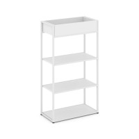 Rift Стеллаж металлический высокий приставной RF.STM-001 Белый Бриллиант/Металл Белый 596*350*1250