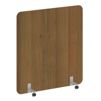 R-line Перегородка на металлических опорах, на роликах DP.R-140-150 Орех Гварнери/Металл Серый 1400*