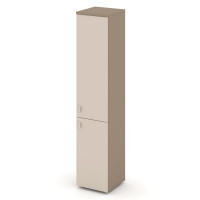 Estetica Шкаф высокий узкий правый ES.SU-1.3 (R) Латте/Капучино 400*420*1977