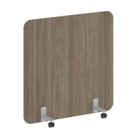 R-line Перегородка на металлических опорах, на роликах DP.R-120-120 Вяз Благородный/Металл Серый 120