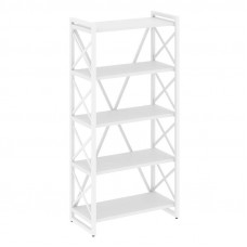 Loft Стеллаж на рег. опорах-5 полок VR.L-MST.O-5.8 Белый Бриллиант/Металл Белый 800*400*1650